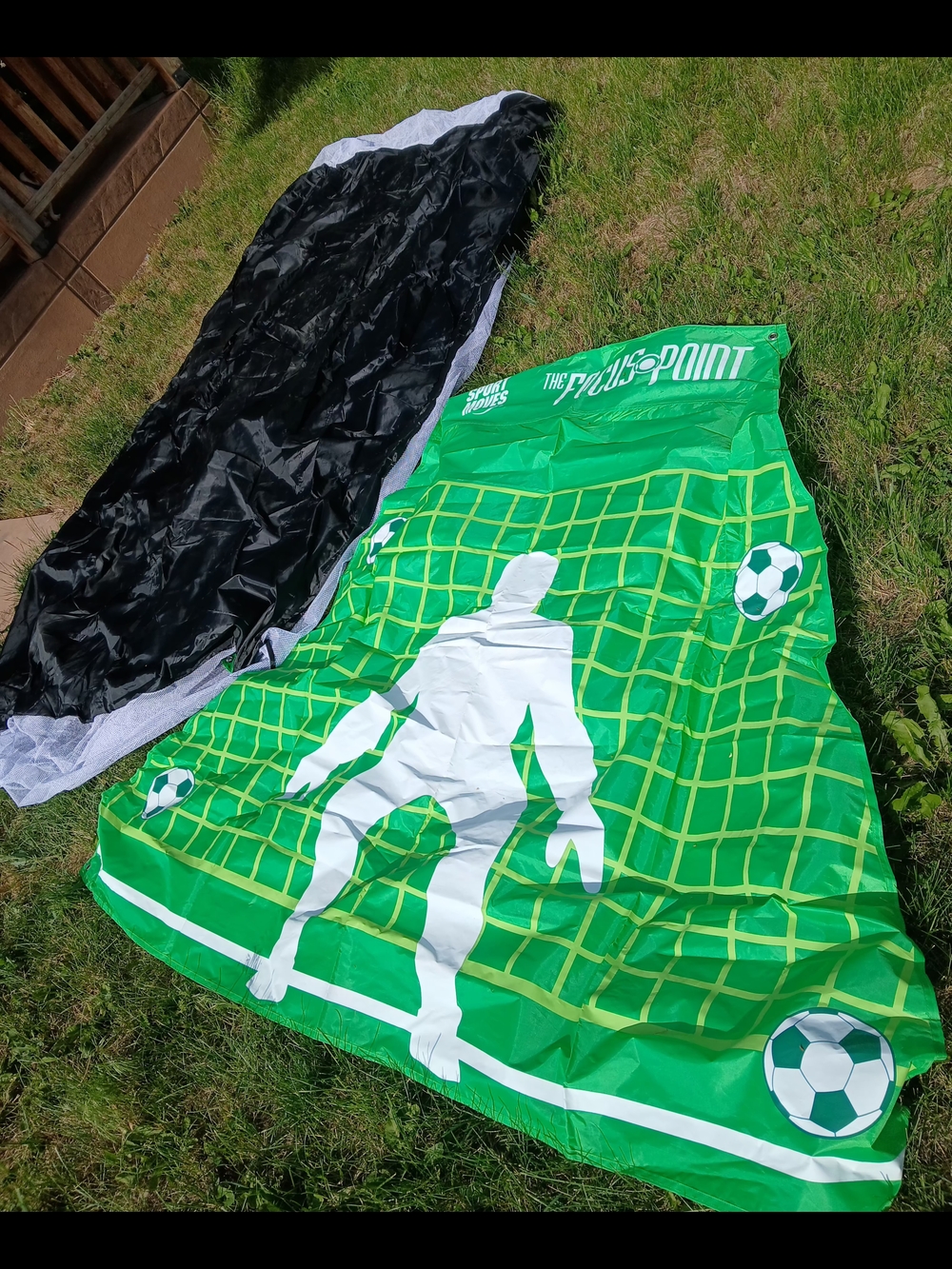 Green Soccer Goal Target